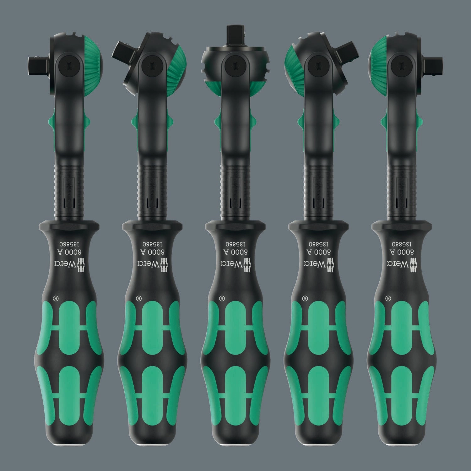 (PRE-ORDER) Wera 8000 A Black Edition Zyklop Speed Ratchet with 1/4" Drive