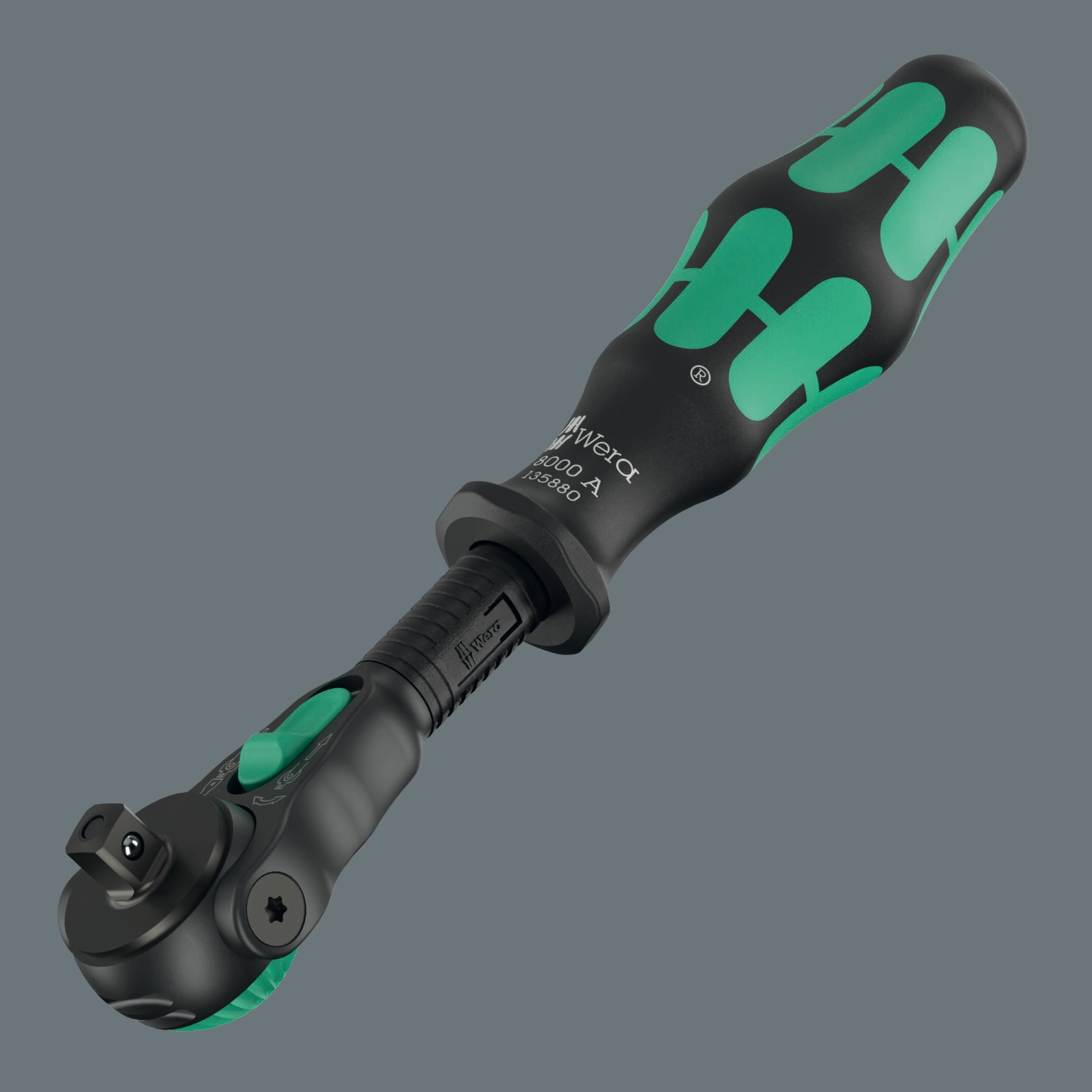 (PRE-ORDER) Wera 8000 A Black Edition Zyklop Speed Ratchet with 1/4" Drive