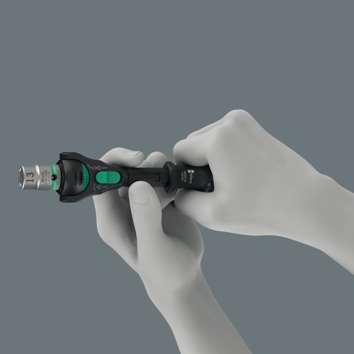 (PRE-ORDER) Wera 8000 B Black Edition Zyklop Speed Ratchet with 3/8" Drive