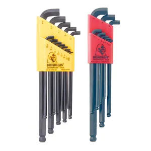 Bondhus 20599 Ball End Stubby Hex L-Wrenches Double Pack, 22 Pc.
