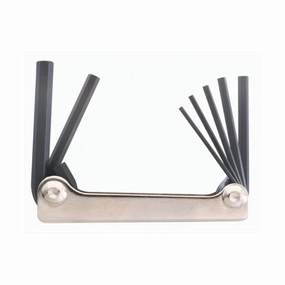 Bondhus 14534 T9 - T40 Metal Handle Set of 8 TORX Fold Up Tool