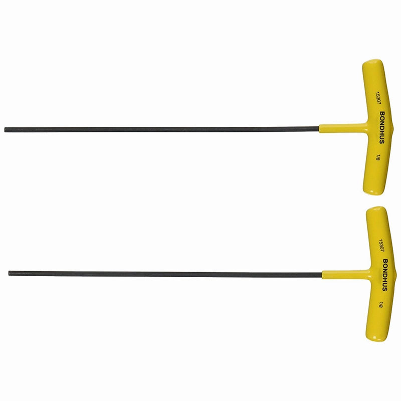 Bondhus 15309 5/32 x 9" Hex Tip T-Handle with ProGuard Finish, 2 Piece