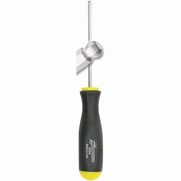 Bondhus 16606 7/64" x Ball End Tip Hex Screwdriver with BriteGuard Finish, 2 Piece