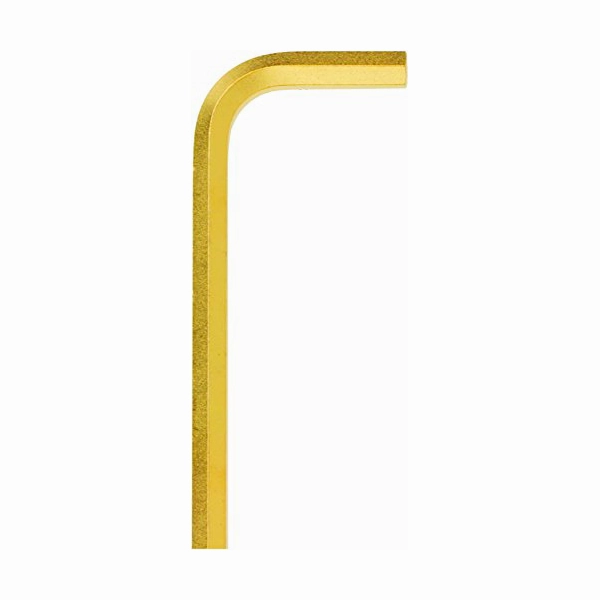 Bondhus 28258 3.5 x 65mm Long Arm Hex Tip Key L-Wrench with GoldGuard Finish, 50 Pack