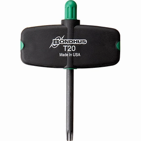 Bondhus 34708 T8 x 1.5" Star Tip Wing Handle Driver with ProGuard Finish, 2 Piece