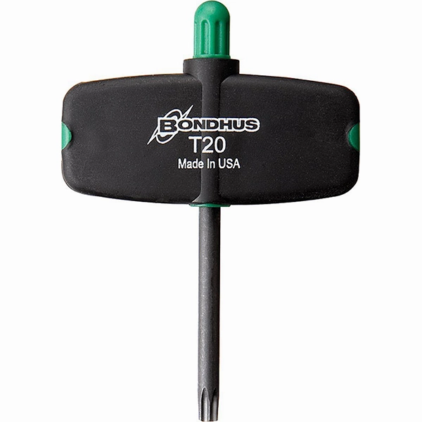 Bondhus 34708 T8 x 1.5" Star Tip Wing Handle Driver with ProGuard Finish, 2 Piece