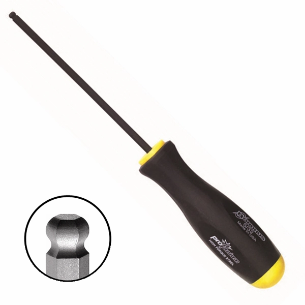 Bondhus 3714 3/8" Extra Long Ball End Screwdriver with ProGuard Finish