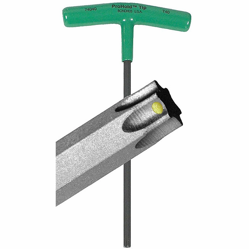 Bondhus 74050 T50 x 8.4" ProHold Star Tip Graduated Length T-Handle with ProGuard Finish, 2 Piece