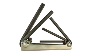 Eklind 5-PC Fold-Up Hex Wrench Key Set - SAE