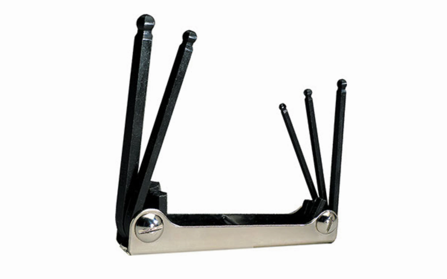 Eklind 5-PC Fold-Up Ball Hex Wrench Key Set - SAE