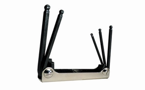 Eklind 5-PC Fold-Up Ball Hex Wrench Key Set - SAE