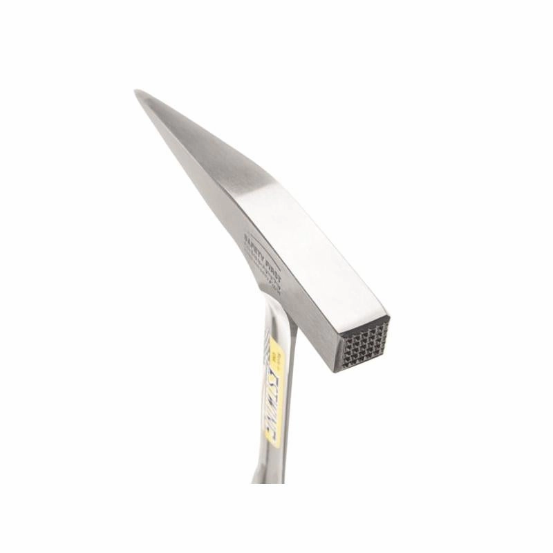 Estwing E3-13PM 13 Oz Lightweight Rock Pick, Pointed Tip, Milled Face, Nylon - Vinyl Grip
