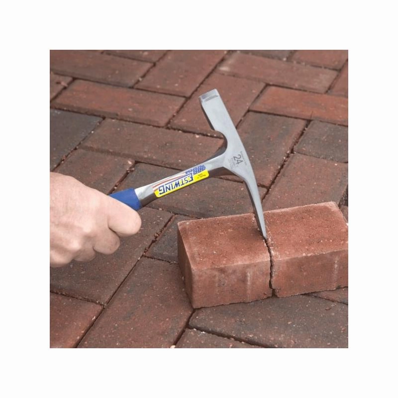 Estwing E3-16BLC 16 Oz Bricklayer W/ Blue Grip , Patented End Cap