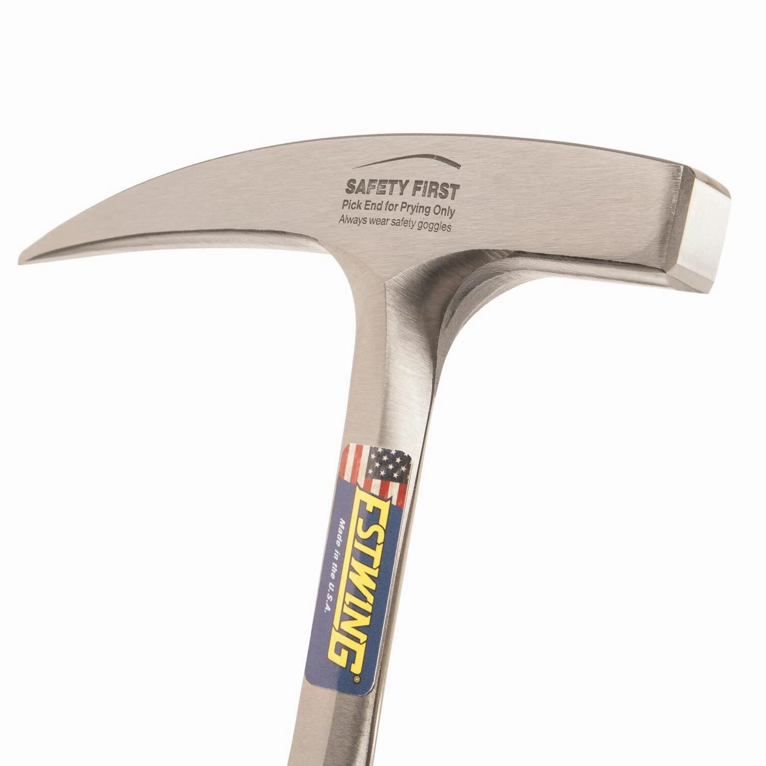 Estwing EO-14P Rock Hammer W/ Orange Grip, 14 oz.