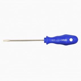 Felo 0715717017 5/16" x 6" x 6" Slotted Screwdriver Blue 800