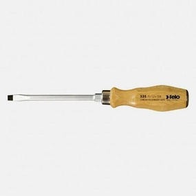 Felo 0715718040 Wood Handle Slotted Screwdriver