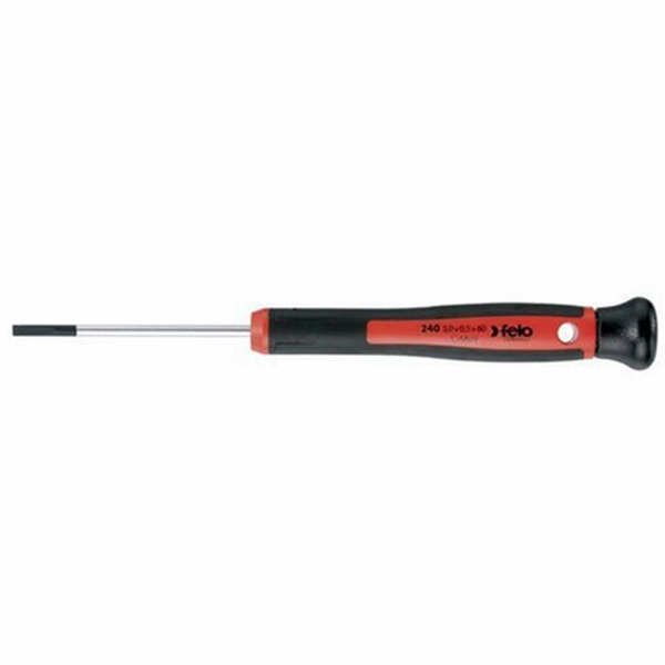 Felo 0715731752 3mm x 7.9" Precision Slotted Screwdriver, 240 Series