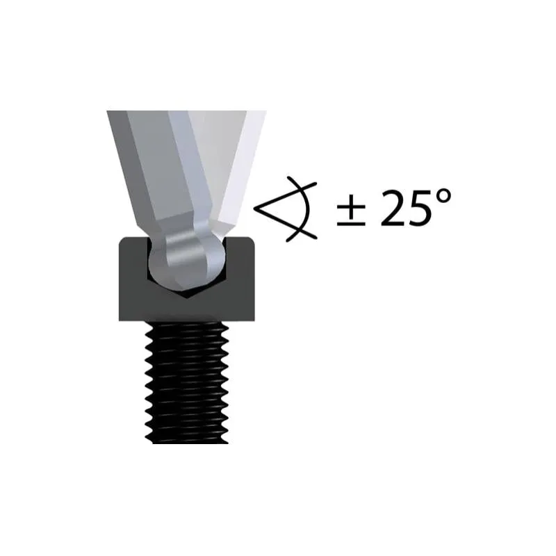 Gedore 1563556 Hexagon Allen key, extra long 1.5 mm