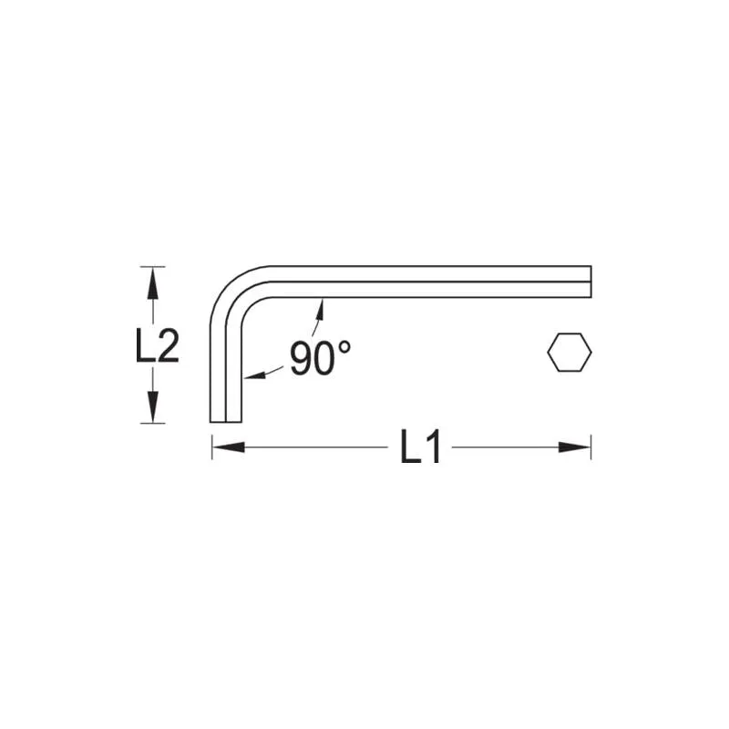 Gedore 6341580 Hexagon Allen key 14 mm