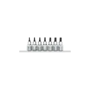 Gedore R62458107 Screwdriver Bit Sockets 1/2" Drive   Rail 7pcs