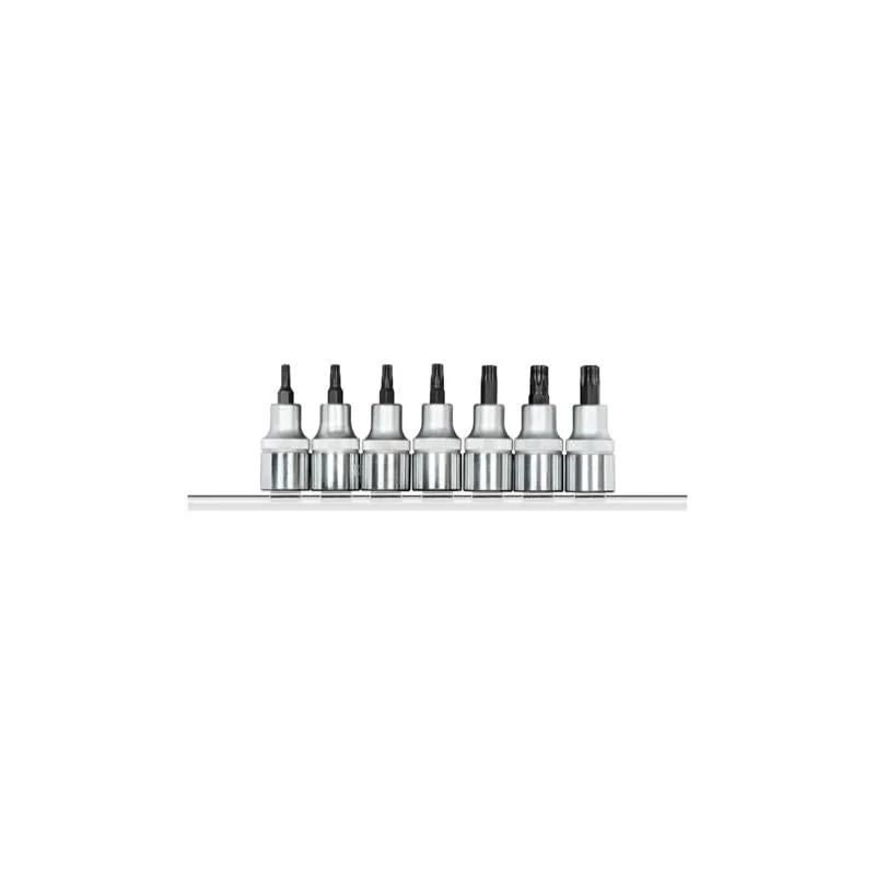 Gedore R62458107 Screwdriver Bit Sockets 1/2" Drive   Rail 7pcs