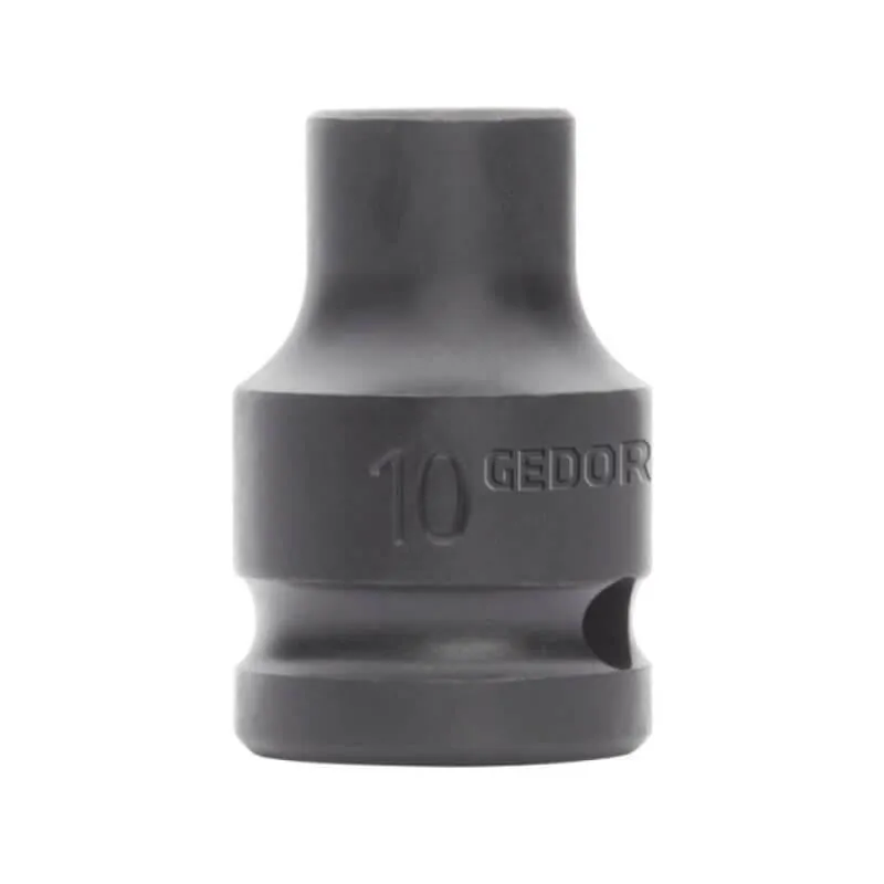 Gedore R63001006 Hex Impact Socket 1/2" Drive 10 mm L.38 mm