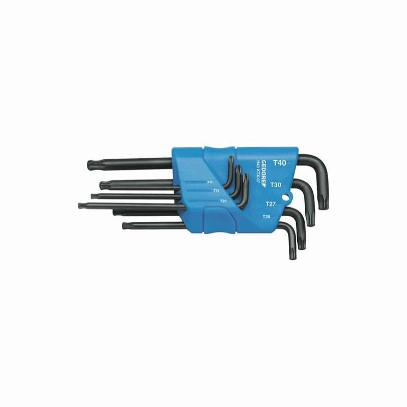 Gedore 1531441 Cranked socket key set 7 Piece TORX T10-T40