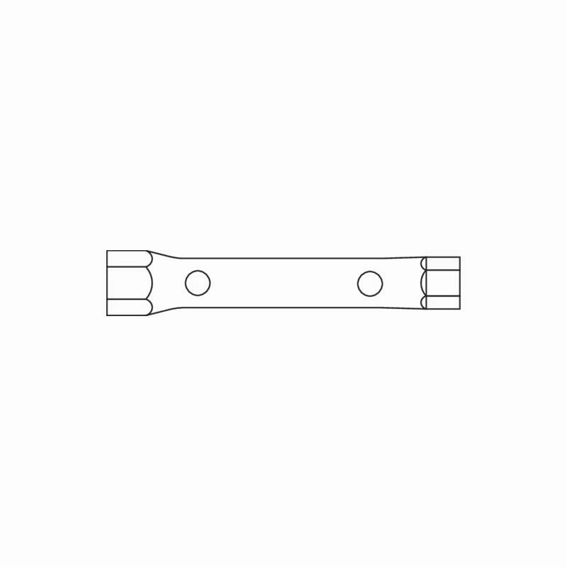 Gedore 6211880 Tubular Box Spanner 17x19 mm
