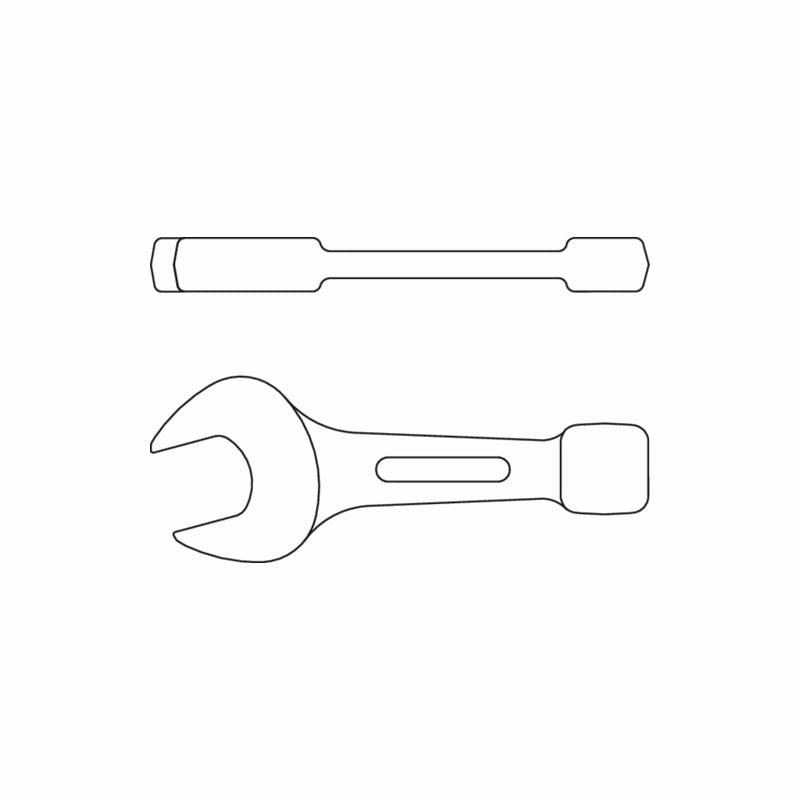 Gedore 6400930 133 Open Ended Slogging Spanner 60 mm