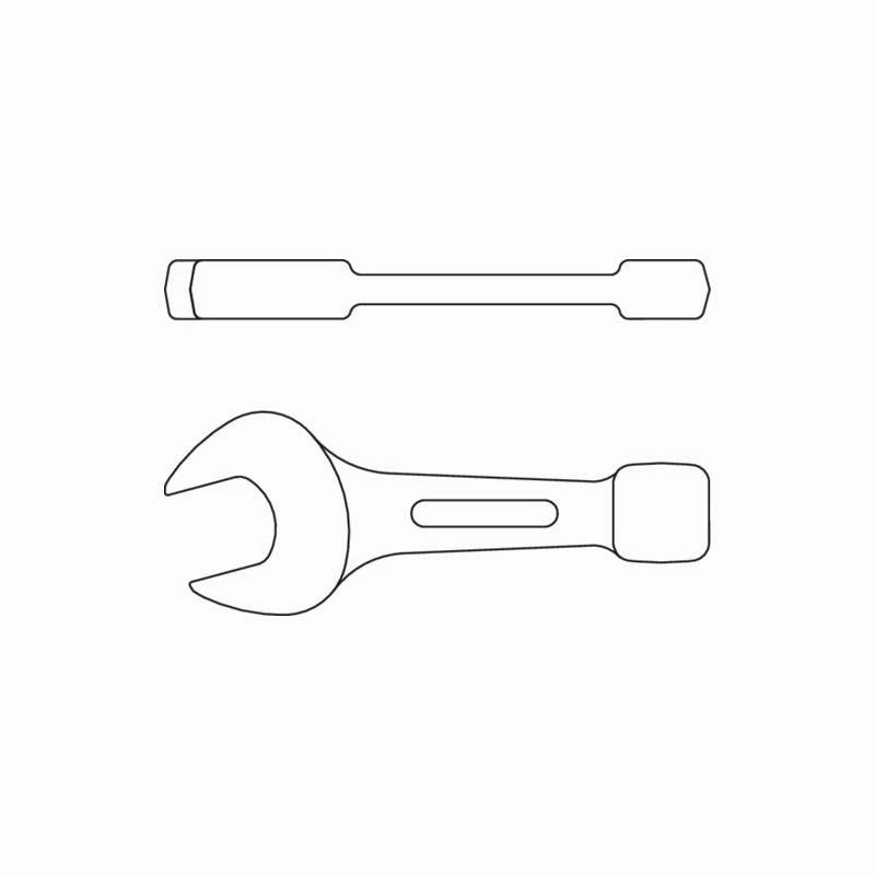 Gedore 6401740 133 Open Ended Slogging Spanner 95 mm