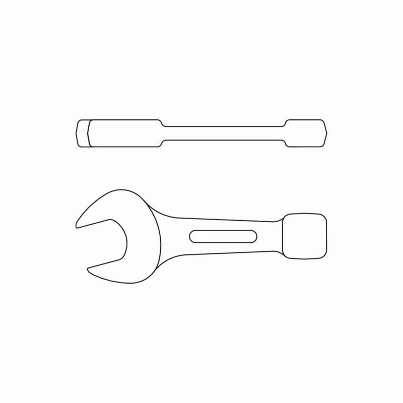 Gedore 6402040 133 Open Ended Slogging Spanner 110 mm