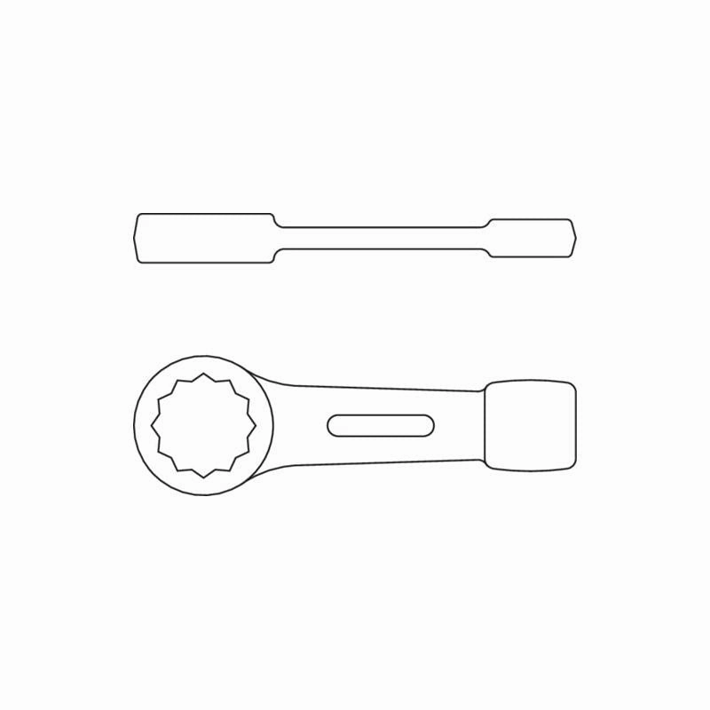 Gedore 6474460 306 Ring Slogging Spanner 38 mm