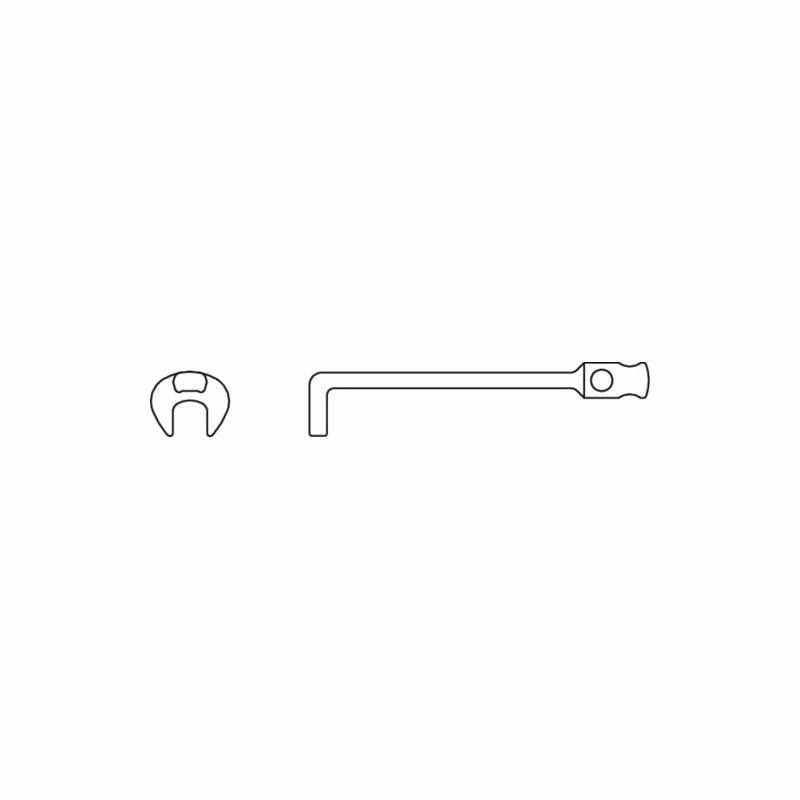 Gedore 6670050 Crowfoot spanner 13 mm