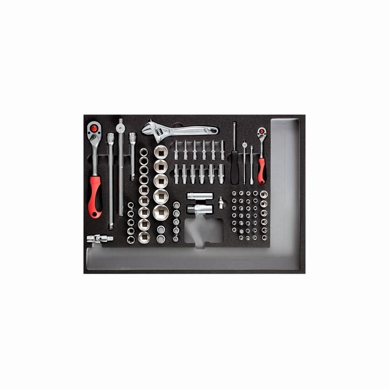 Gedore R22350000 Socket set 1/4 1/2 CT - Module 84 pcs