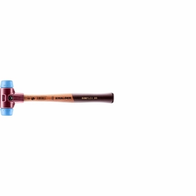 Halder 3001.030 Simplex Mallet with Soft Blue Rubber Inserts 11.61 inch