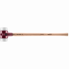 Halder 3007.081 Simplex Sledgehammer with Superplastic Inserts Cast Iron Housing and Hickory Handle
