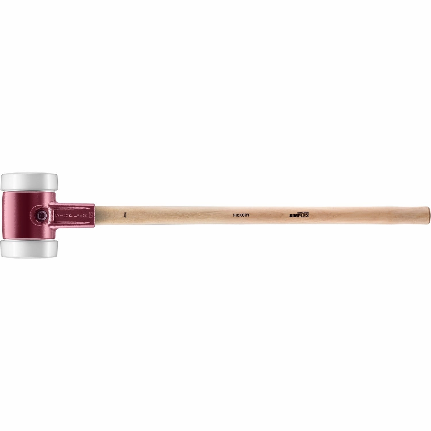 Halder 3007.141 Simplex Sledgehammer with Superplastic Inserts Cast Iron Housing and Hickory Handle
