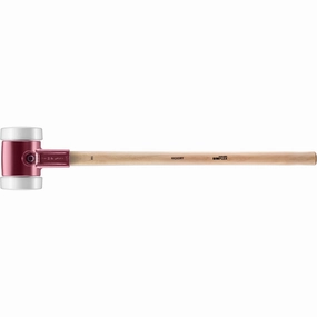Halder 3007.141 Simplex Sledgehammer with Superplastic Inserts Cast Iron Housing and Hickory Handle