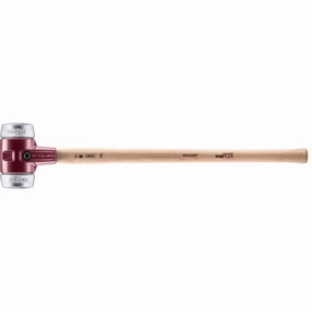 Halder 3009.081 Simplex Sledgehammer with Aluminum Inserts, Cast Iron Housing and Hickory Handle