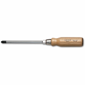 Heyco 01405001080 Phillips Screwdriver with Hardwood Handle, PH1