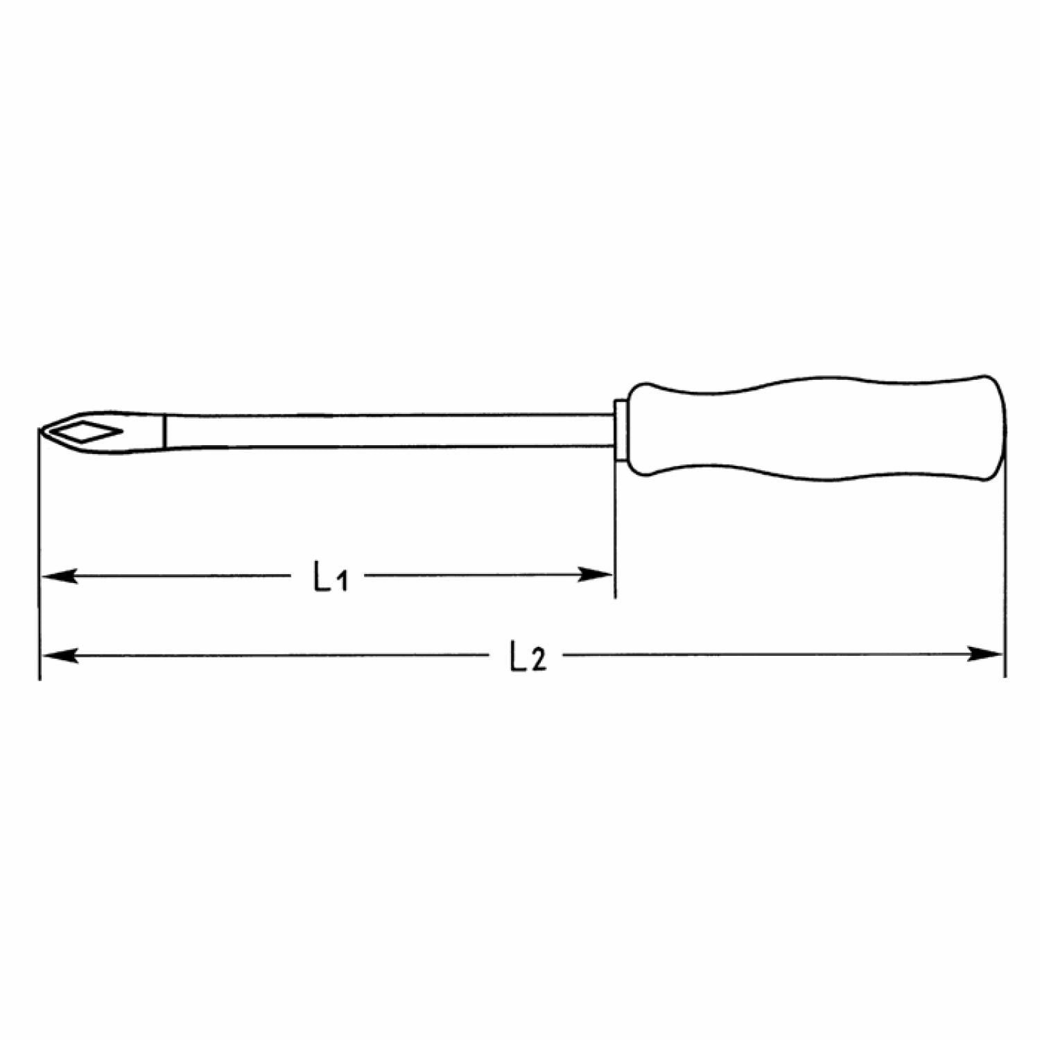 Heyco 01415003080 TORX Screwdriver with Acetate Handle, Size-T30, Length-200mm