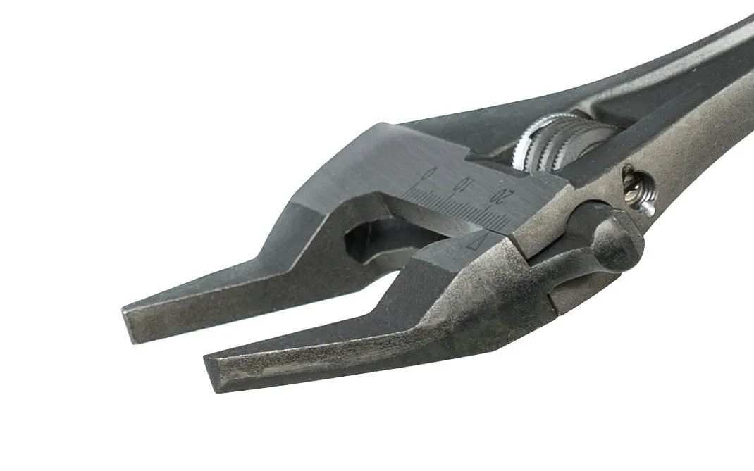 Japanese Thin Bent-Nose Adjustable Wrench