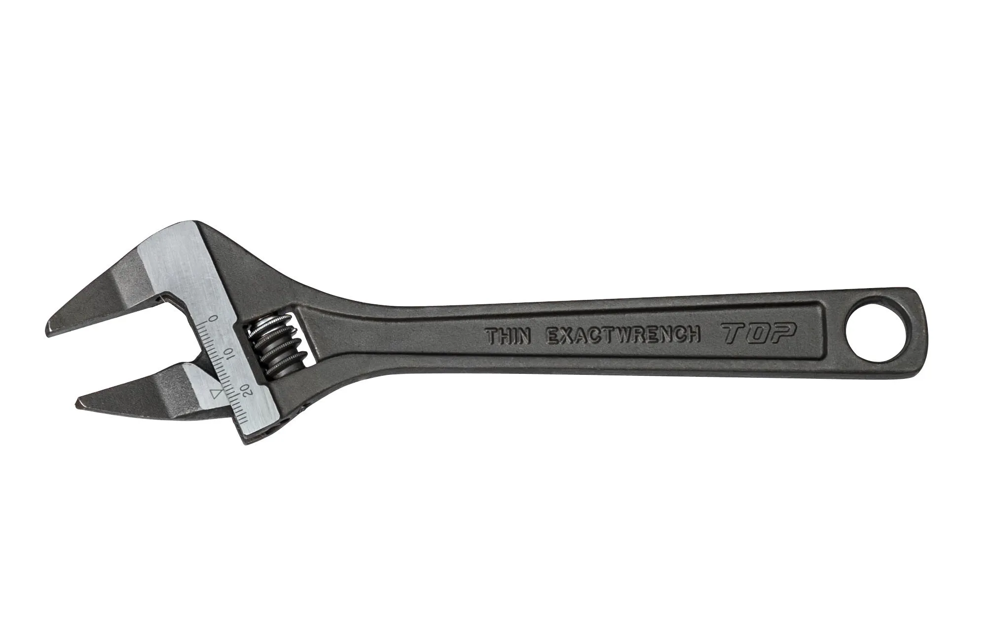 Japanese Thin Bent-Nose Adjustable Wrench