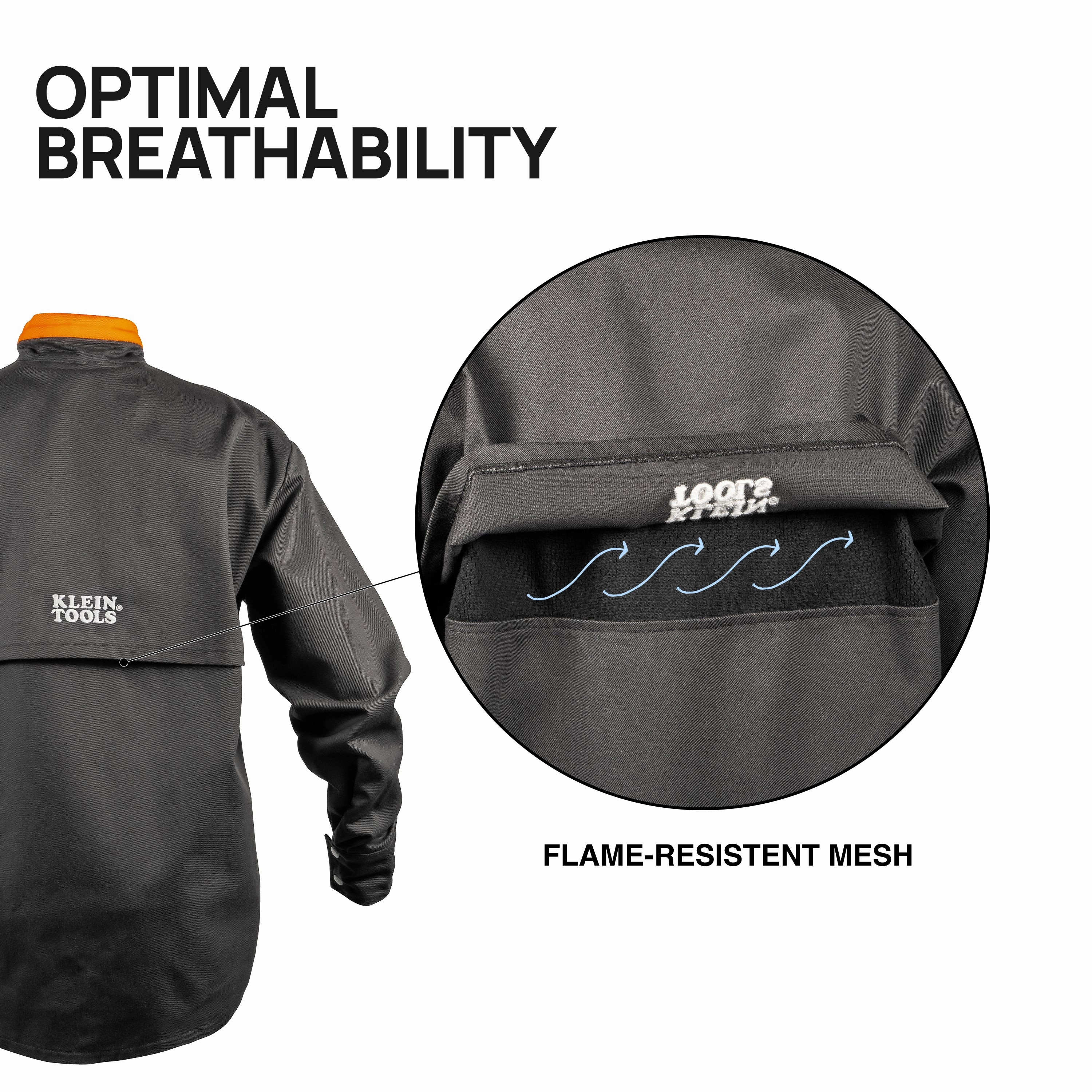 Klein Tools 03079 Flame-Resistant Welding Jacket, XL