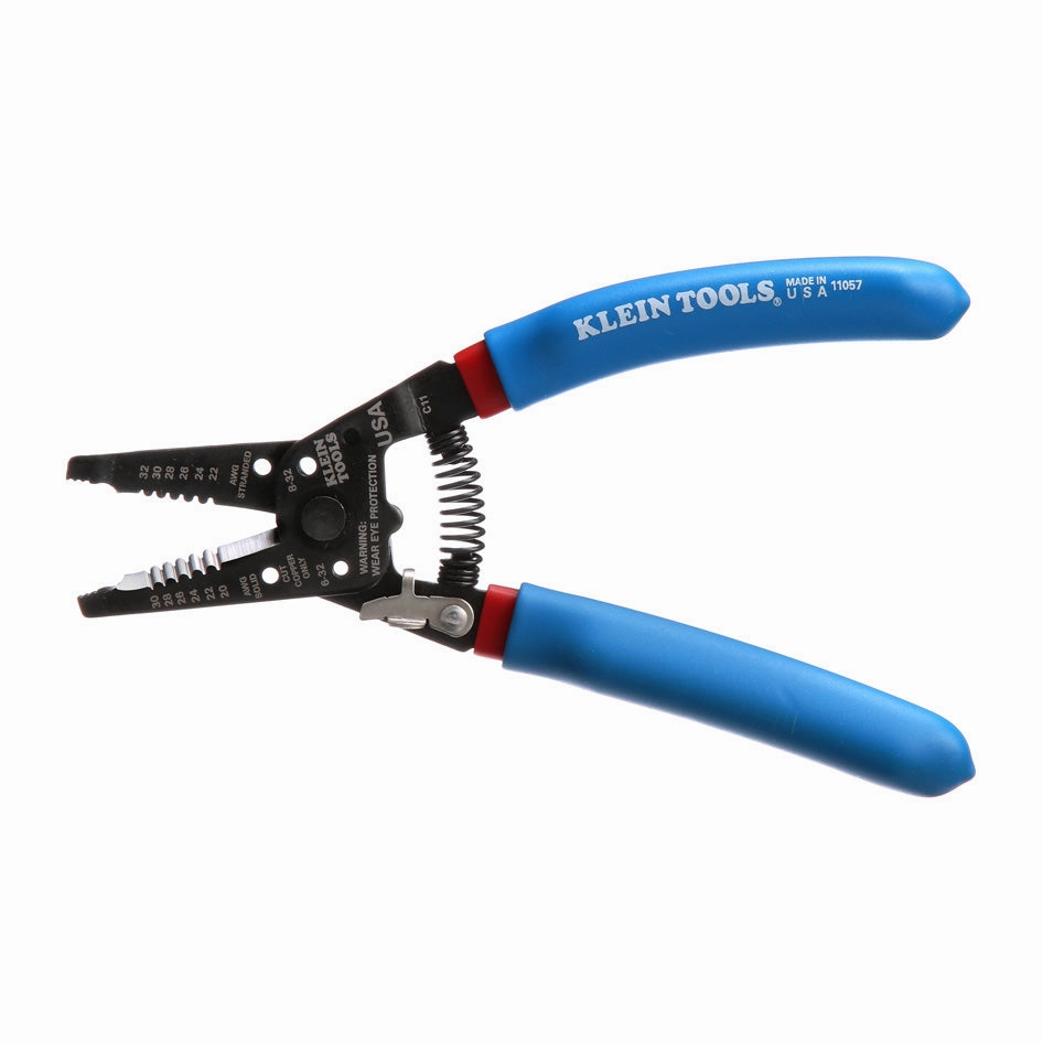 Klein Tools 11057 Klein-Kurve 20-30 AWG Solid Wire Stripper & Cutter