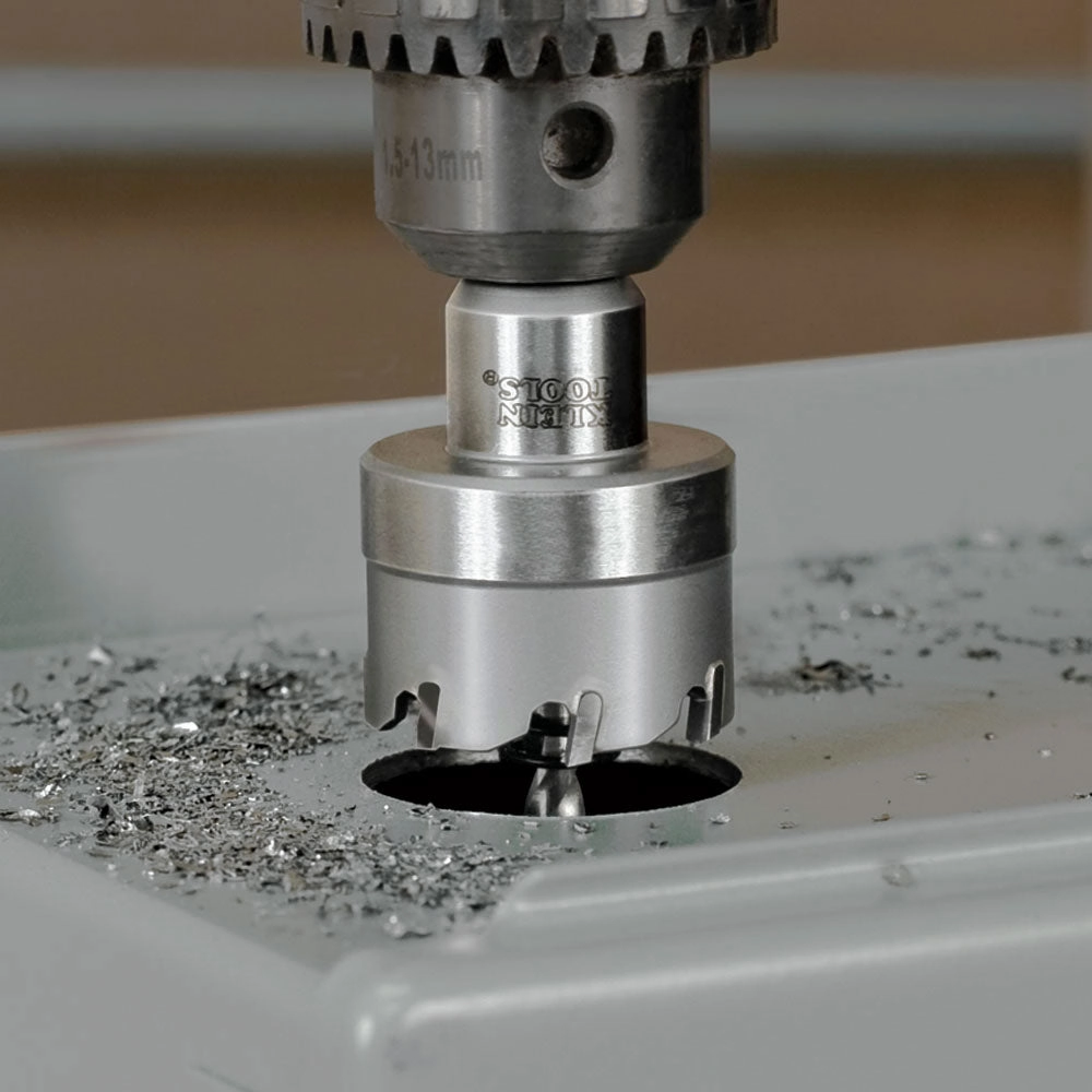 Klein Tools 31850 3/4-Inch Carbide Hole Cutter, to 3/16-Inch Sheets
