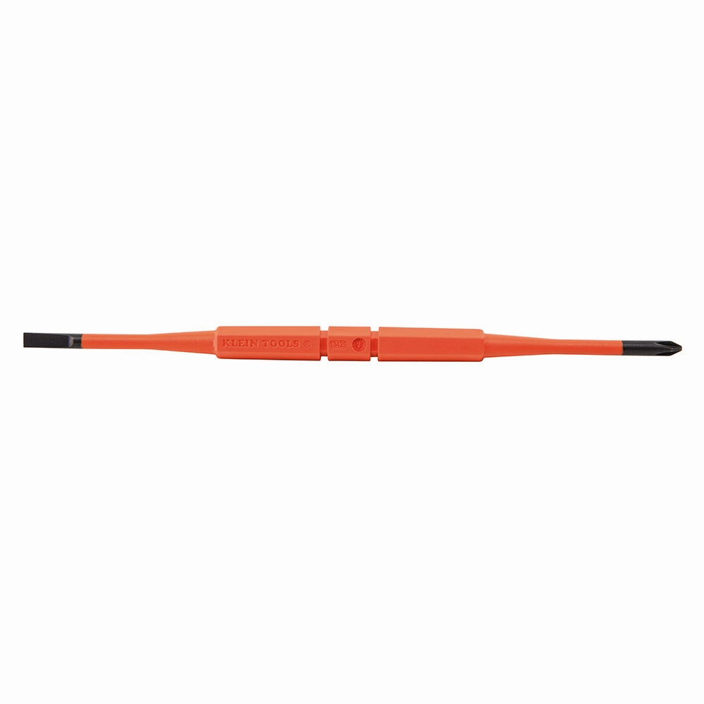 Klein Tools 32286 2-in-1 Insulated Flip-Blade Screwdriver, #1 Ph, 3/16-Inch Sl