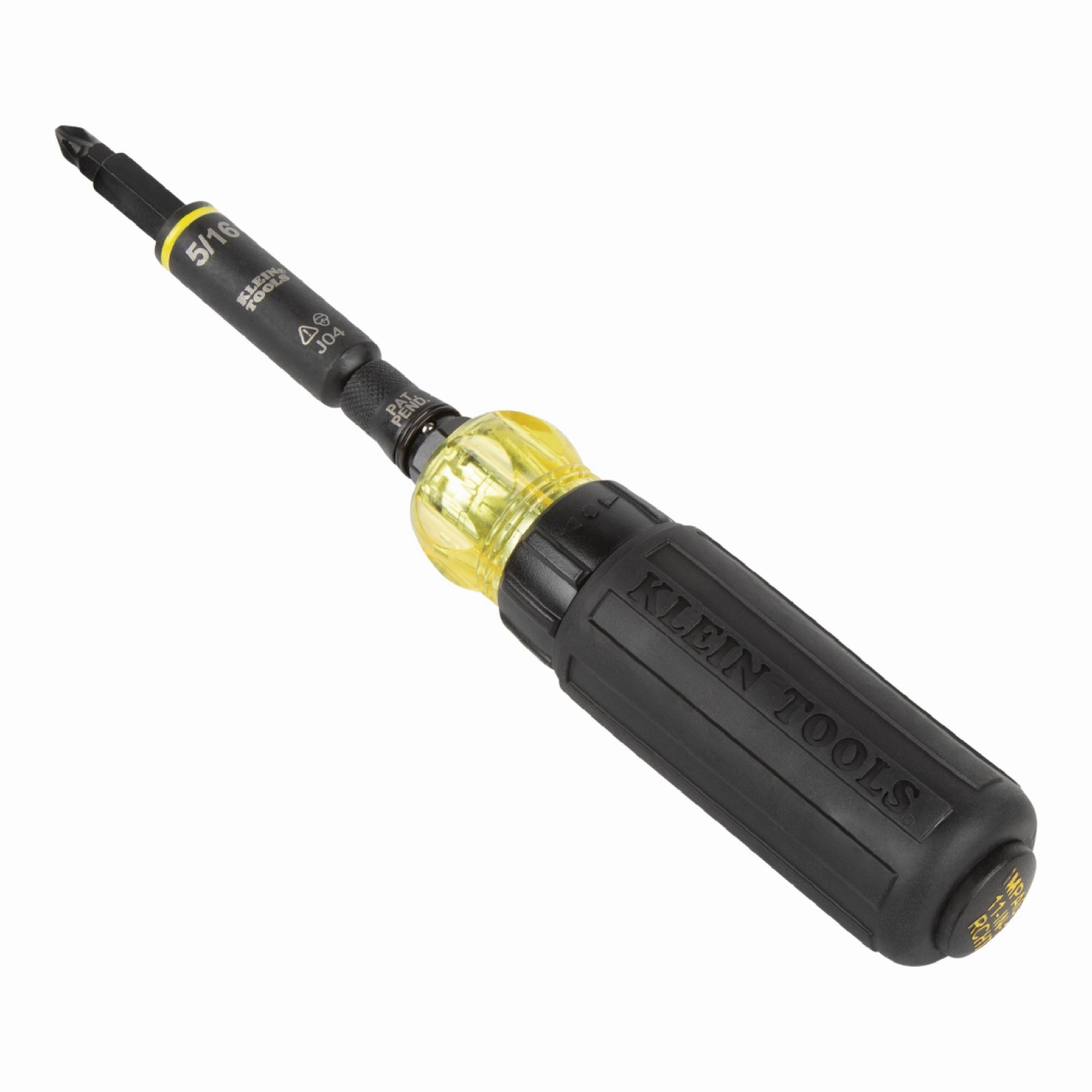 Klein Tools 32500HDRT 11-in-1 Ratcheting Impact Rated Screwdriver / Nut Driver