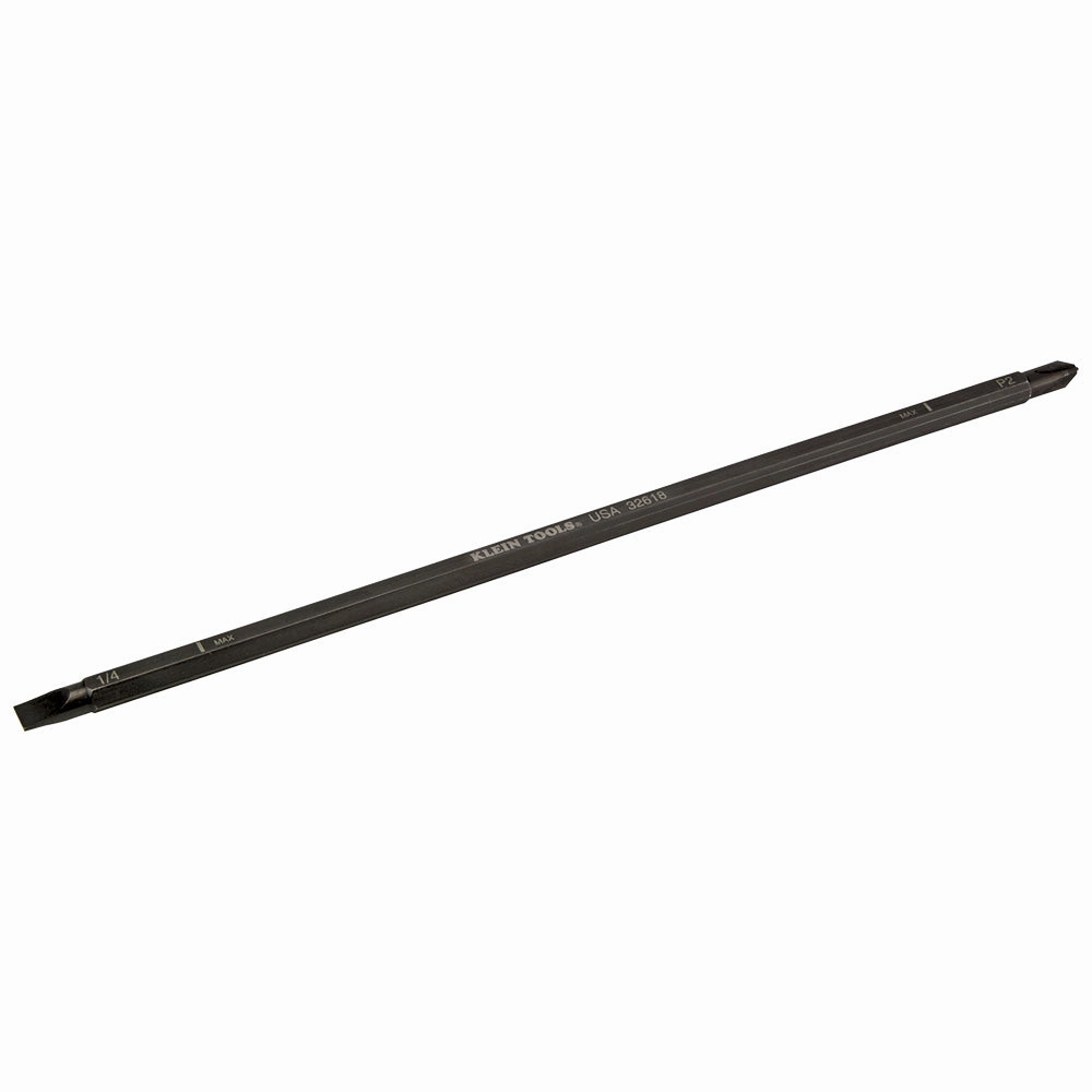 Klein Tools 32618 Adj Screwdriver Blade #2 Phillips 1/4-Inch Slotted