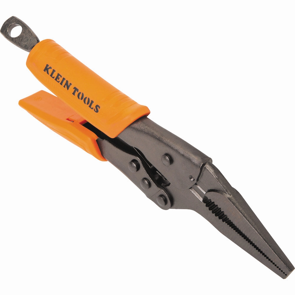 Klein Tools 38612 Long Nose Locking Pliers, 9-Inch